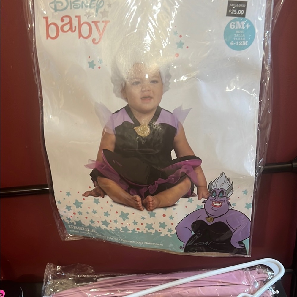 Disney Baby Ursula Costume 6-12M